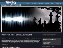 Tablet Screenshot of bicityparanormal.com